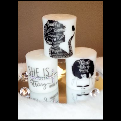 Small Candle Set (Three candle)